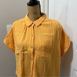 Old Navy Cotton Gauze Button Down